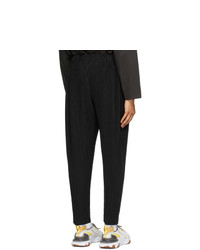 Homme Plissé Issey Miyake Black Pleated Trousers