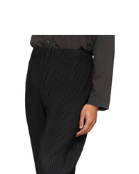 Homme Plissé Issey Miyake Black Pleated Trousers