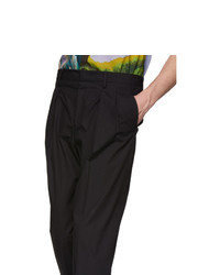 Valentino Black Pleated Trousers