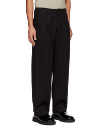 Pottery Black Pleated Trousers