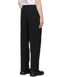Wooyoungmi Black Pleated Trousers