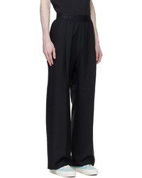 Stockholm (Surfboard) Club Black Pleated Trousers