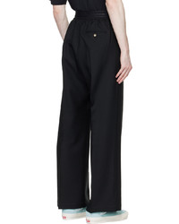 Stockholm (Surfboard) Club Black Pleated Trousers
