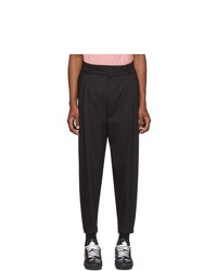 Dolce and Gabbana Black Pleated Trousers