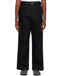 JW Anderson Black Pleated Trousers