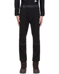And Wander Black Pocket Trousers