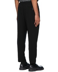 N. Hoolywood Black Polyester Trouser