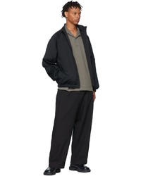 N. Hoolywood Black Polyester Trouser