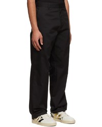 Just Cavalli Black Polyester Trousers