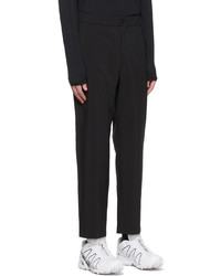 Snow Peak Black Polyester Trousers