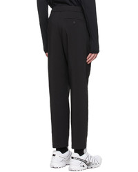 Snow Peak Black Polyester Trousers