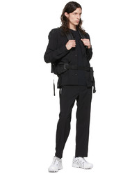 Snow Peak Black Polyester Trousers