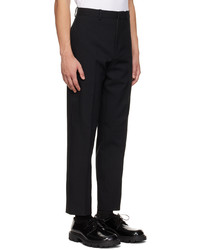 Jil Sander Black Polyester Trousers