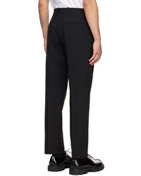 Jil Sander Black Polyester Trousers