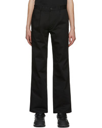 GR10K Black Polyester Trousers