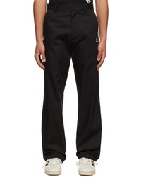 Just Cavalli Black Polyester Trousers