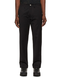 Stone Island Black Polyester Trousers