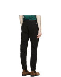 Ps By Paul Smith Black Poplin Chino Trousers