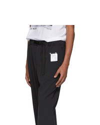 Satisfy Black Post Run And Hiking Trousers
