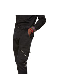 Alexander McQueen Black Punk Trousers