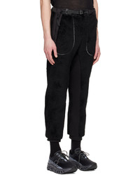 And Wander Black Reflective Trousers
