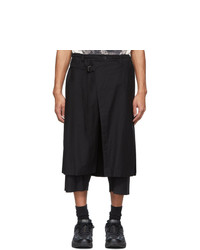 Yohji Yamamoto Black Regular Trousers