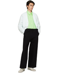 Recto Black Relaxed Fit Trousers