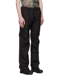 Olly Shinder Black Reverse Welded Trousers