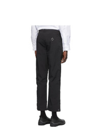 A-Cold-Wall* Black Rhombus Badge Trousers