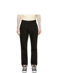Clot Black Roll Up Chino Trousers
