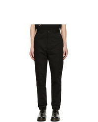 Comme des Garcons Homme Black Selvedge Chino Trousers