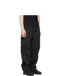 Spencer Badu Black Silk Snow Trousers