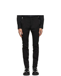 Givenchy Black Slim Bonded Logo Trousers