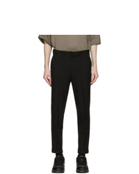 N. Hoolywood Black Slim Tapered Trousers