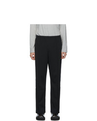 Needles Black Smooth Side Line Trousers