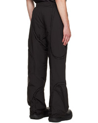 Aenrmòus Black Spin Crevice Trousers