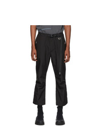 C2h4 Black Stai Tailor Capri Trousers