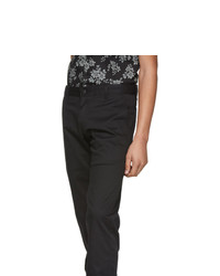 Naked and Famous Denim Black Stretch Twill Trousers