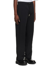 Solid Homme Black String Trousers