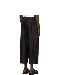 SASQUATCHfabrix. Black Taco Karakusa Flare Trousers