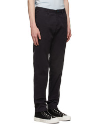 Ps By Paul Smith Black Tapered Chino Trousers