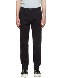 Ps By Paul Smith Black Tapered Chino Trousers