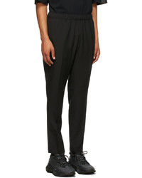 N. Hoolywood Black Tapered Easy Trousers