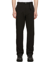 GOLDWIN Black Technical Tapered Trousers