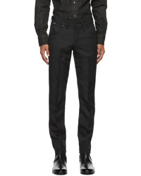Tom Ford Black Technical Twill Trousers