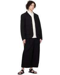 Toogood Black The Etcher Trousers