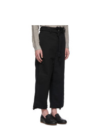 Toogood Black The Sculptor Trousers