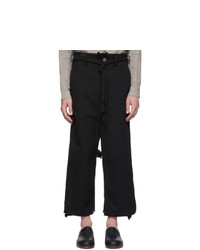 Toogood Black The Sculptor Trousers