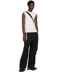 Dion Lee Black Toggle Parachute Trousers
