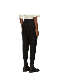 Julius Black Tucked Trousers